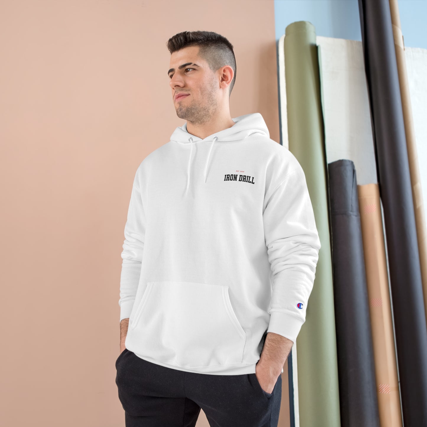 Iron drill Hoodie 0