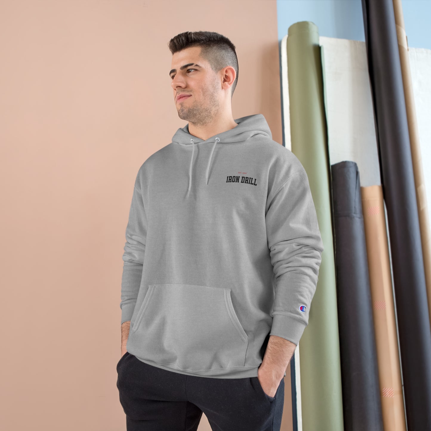 Iron drill Hoodie 0