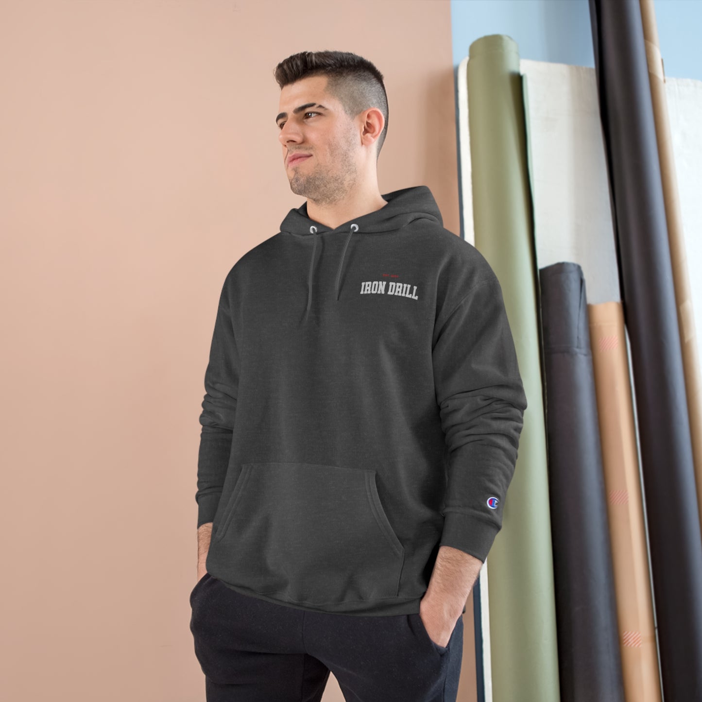 Iron drill Hoodie 0