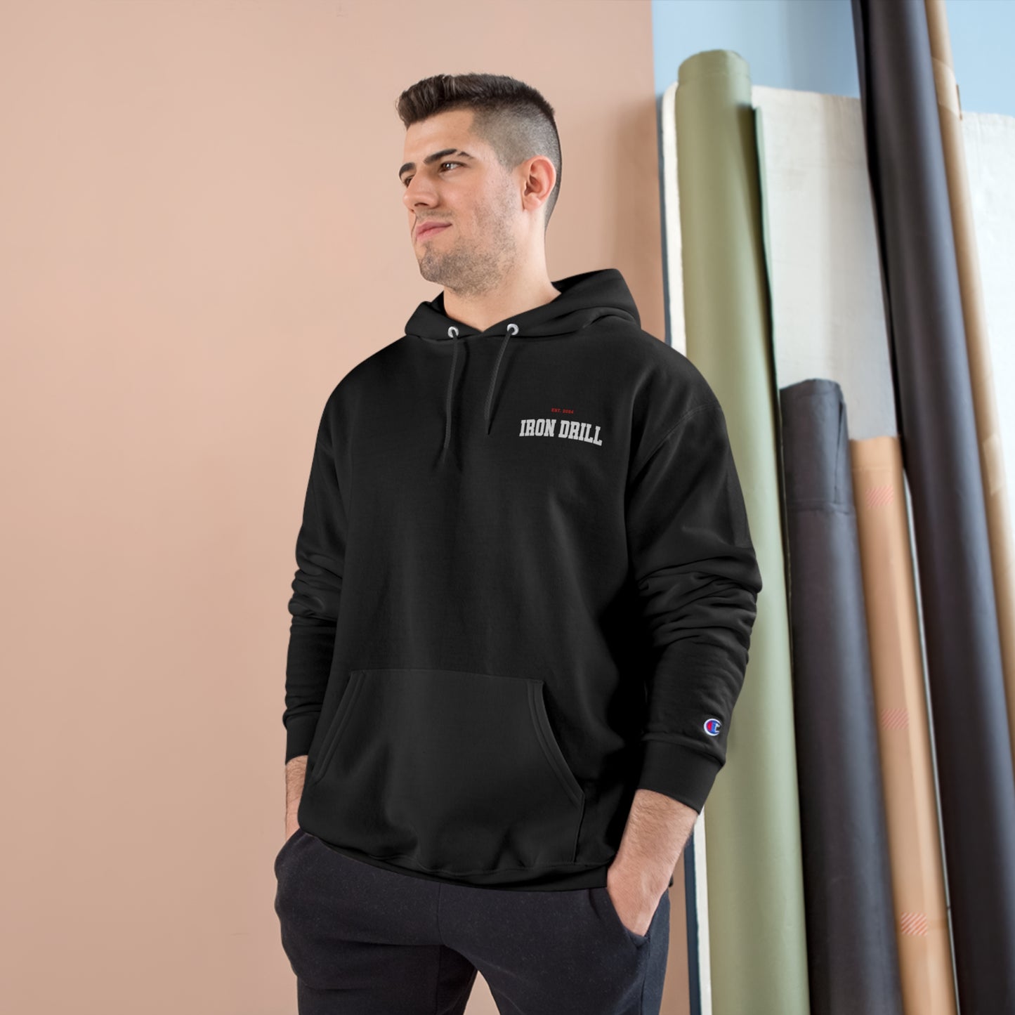 Iron drill Hoodie 0